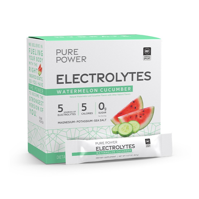 Pure Power Electrolytes (Watermelon Cucumber) x30 Packets - Dr. Mercola - Dr. Mercola