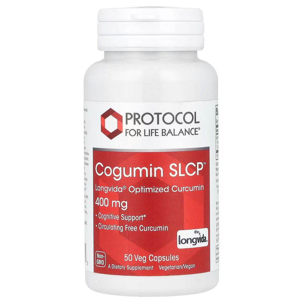 Cogumin SLCP Optimized Curcumin 400mg x50 Capsules - Protocol For Life Balance - Protocol For Life Balance
