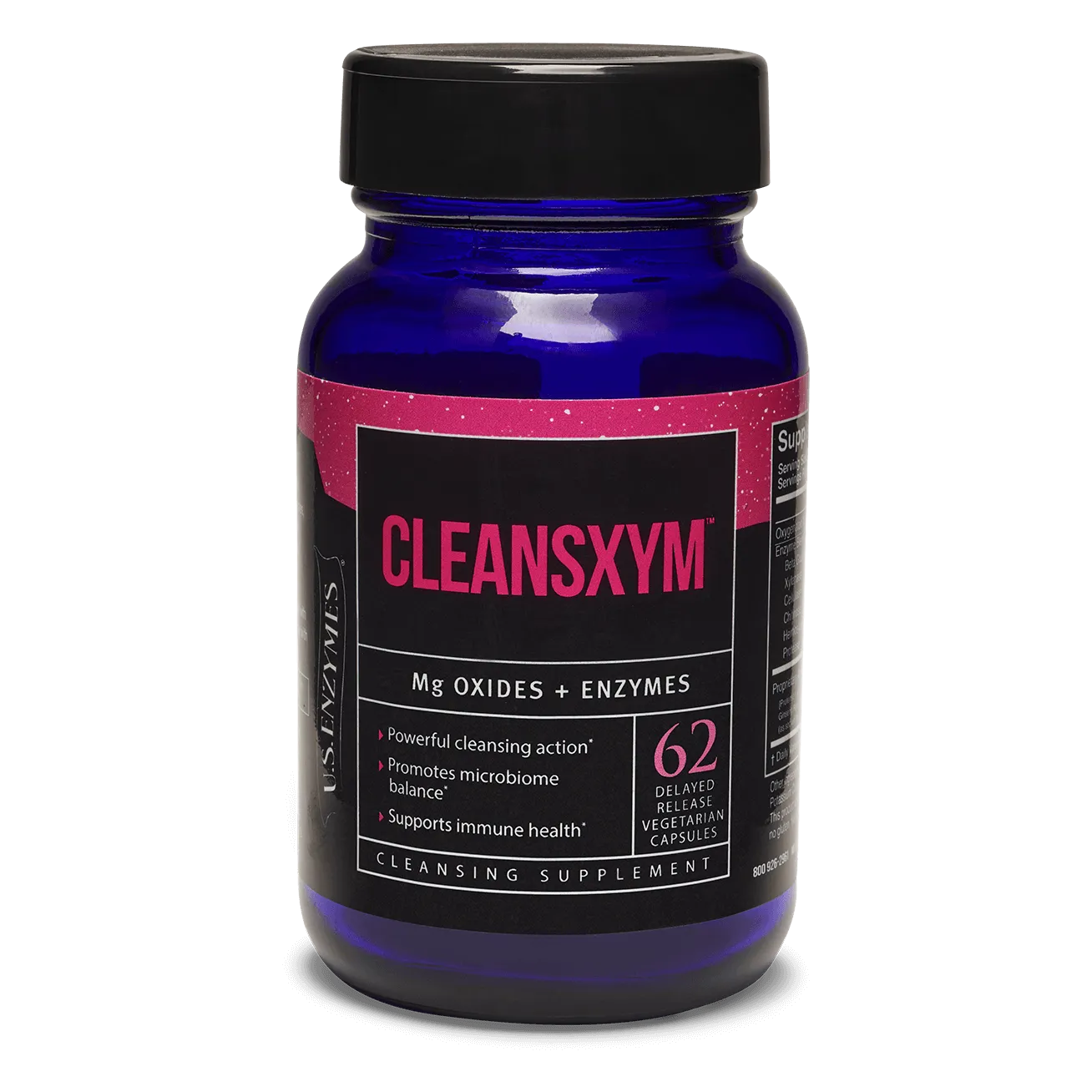 CleansXym x62 Capsules - US Enzymes - US Enzymes