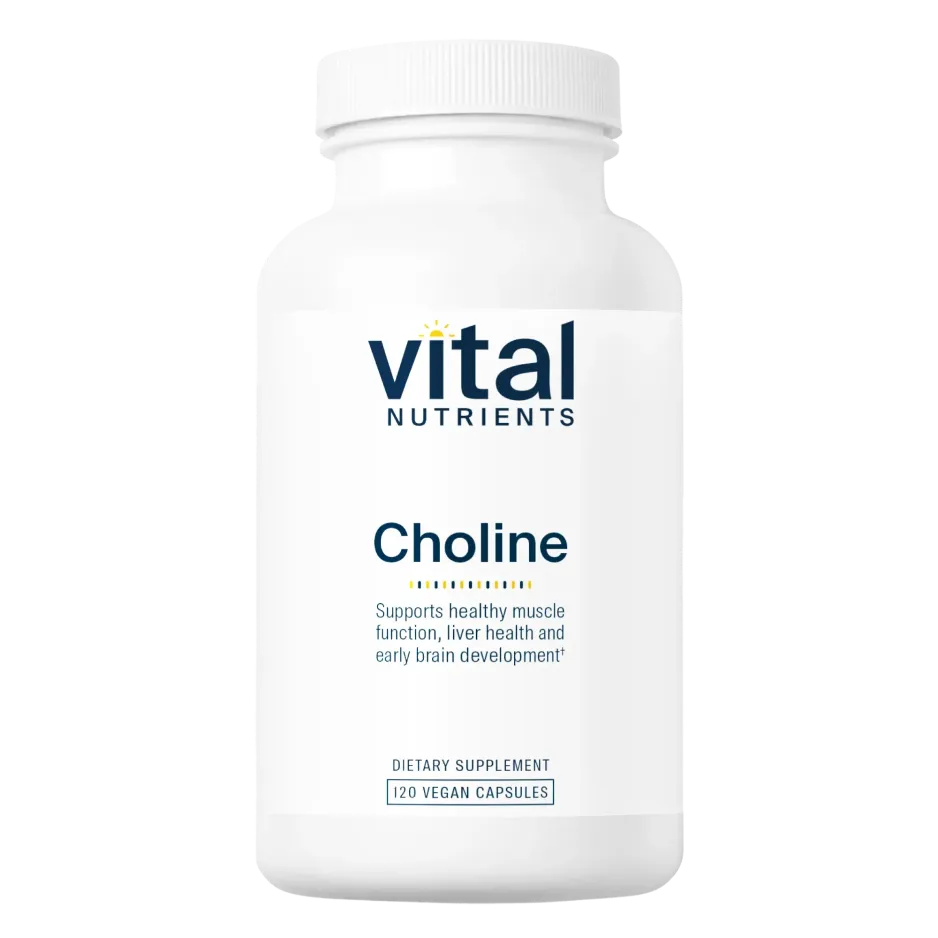 Choline 550mg x120 Capsules - Vital Nutrients - Vital Nutrients