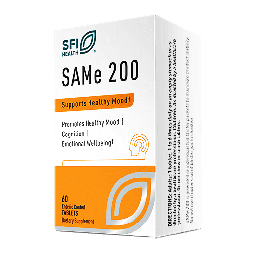 SAMe S-Adenosylmethionine 200mg x60 Tablets - SFI Health - SFI Health