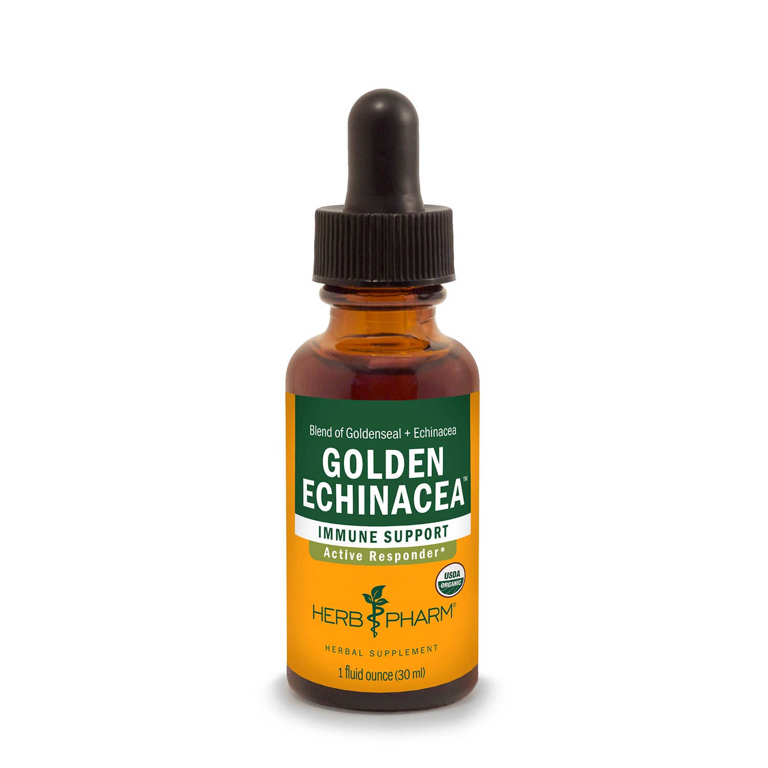 Organic Golden Echinacea (Goldenseal + Echinacea Blend) 1 fl oz (30 mL) - Herb Pharm - Herb Pharm