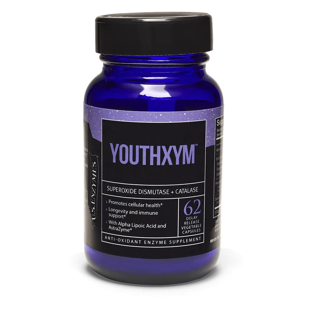 YouthXym x62 Capsules - US Enzymes - US Enzymes