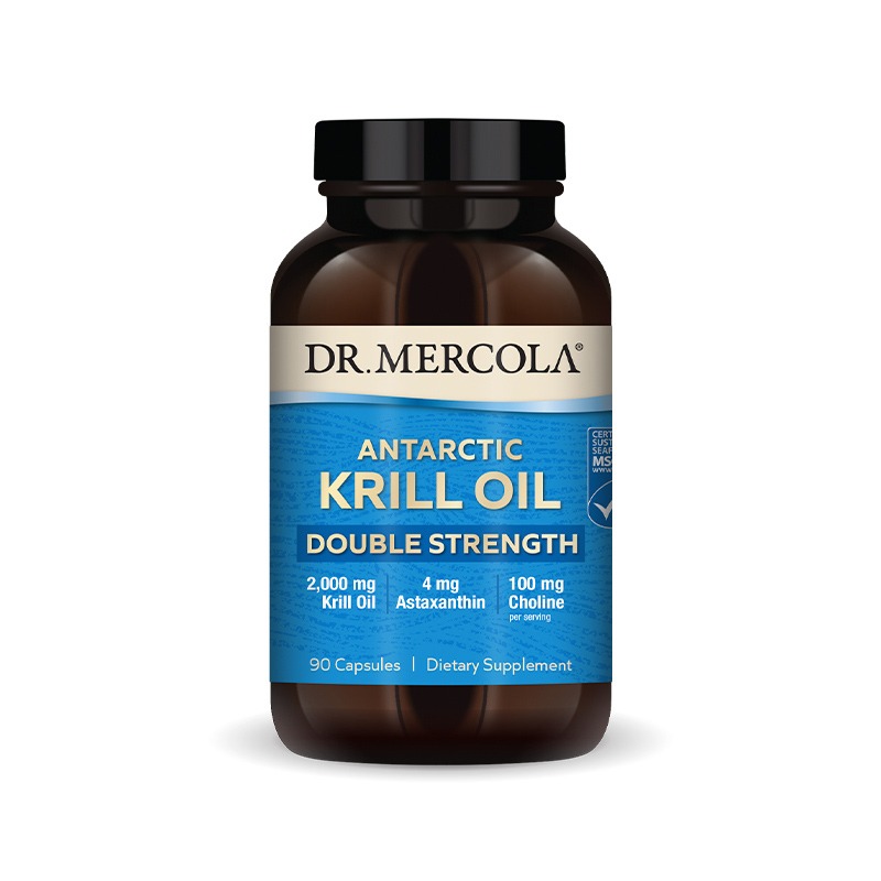 Antarctic Krill Oil (Double Strength) x90 Capsules - Dr. Mercola - Dr. Mercola