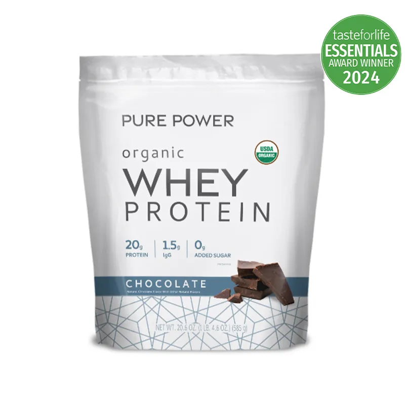 Organic Whey Protein (Chocolate) x15 Servings, 20.6 oz (584 g) - Dr. Mercola - Dr. Mercola