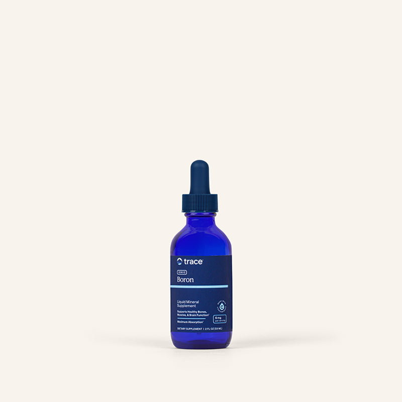 Ionic Boron 6mg (Liquid) x48 Servings, 2 fl oz (59 mL) - Trace Minerals - Trace Minerals