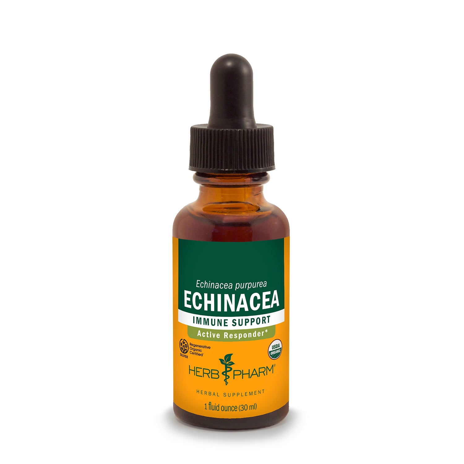 Organic Echinacea Extract 1 fl oz (30 mL) - Herb Pharm - Herb Pharm