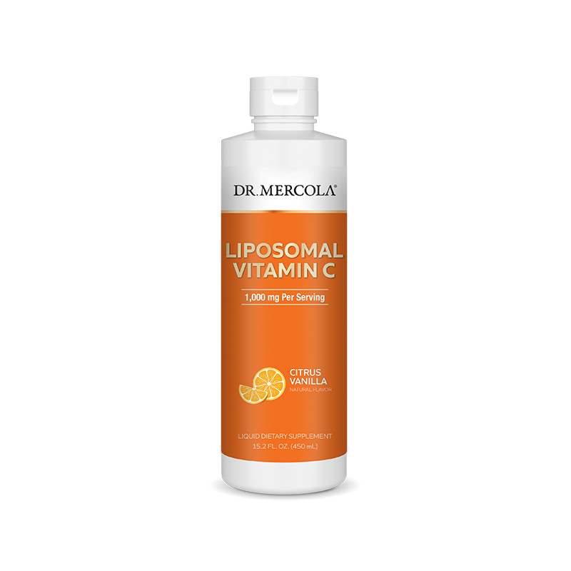 Liposomal Vitamin C Liquid x30 Servings, 15.2 fl oz (450 mL) - Dr. Mercola - Dr. Mercola
