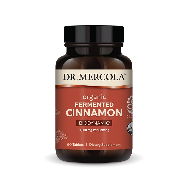 Organic Fermented Ceylon Cinnamon x60 Tablets - Dr. Mercola - Dr. Mercola