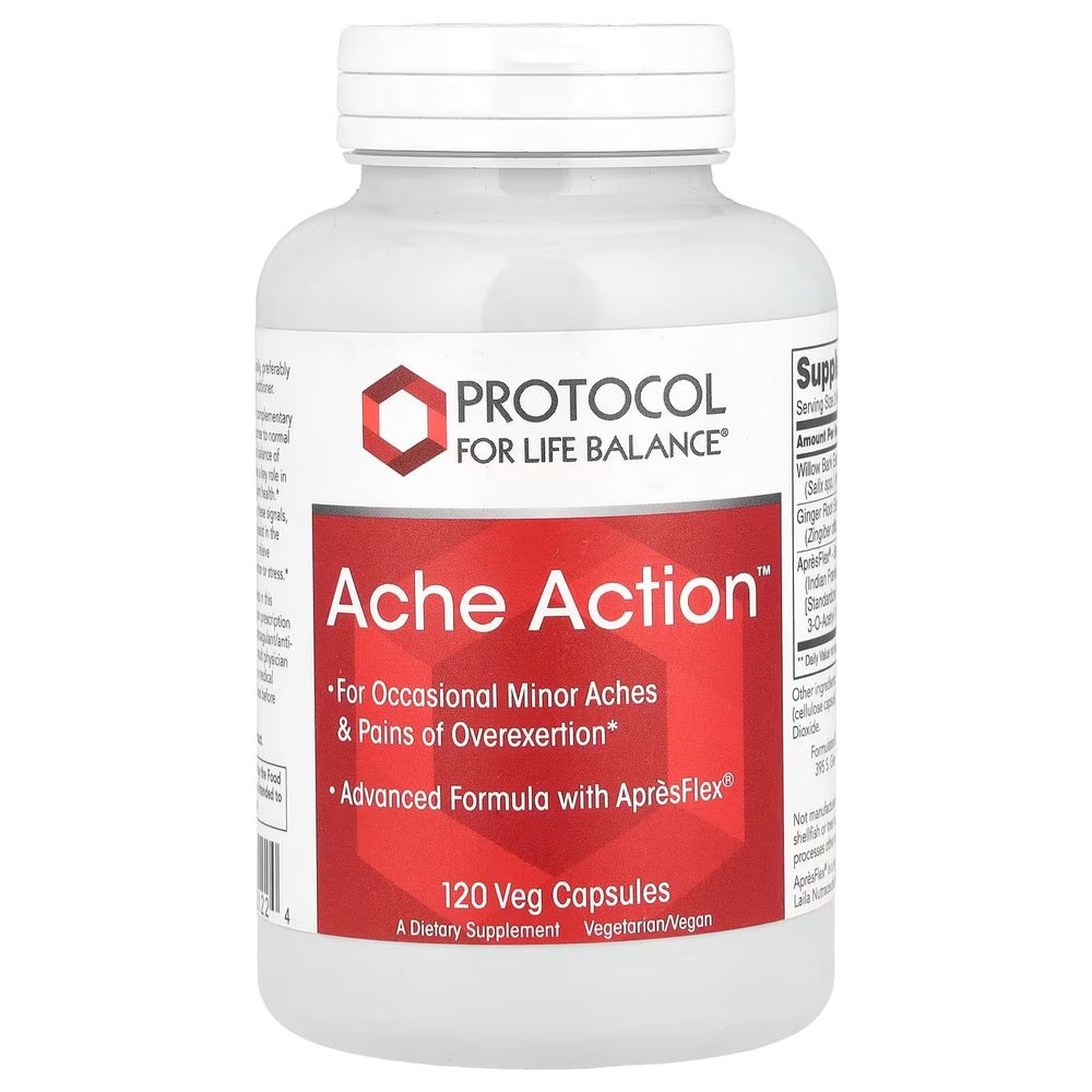 Ache Action x120 Capsules - Protocol For Life Balance - Protocol For Life Balance