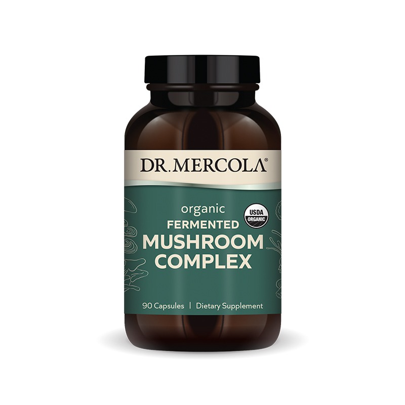 Organic Fermented Mushroom Complex x90 Capsules - Dr. Mercola - Dr. Mercola