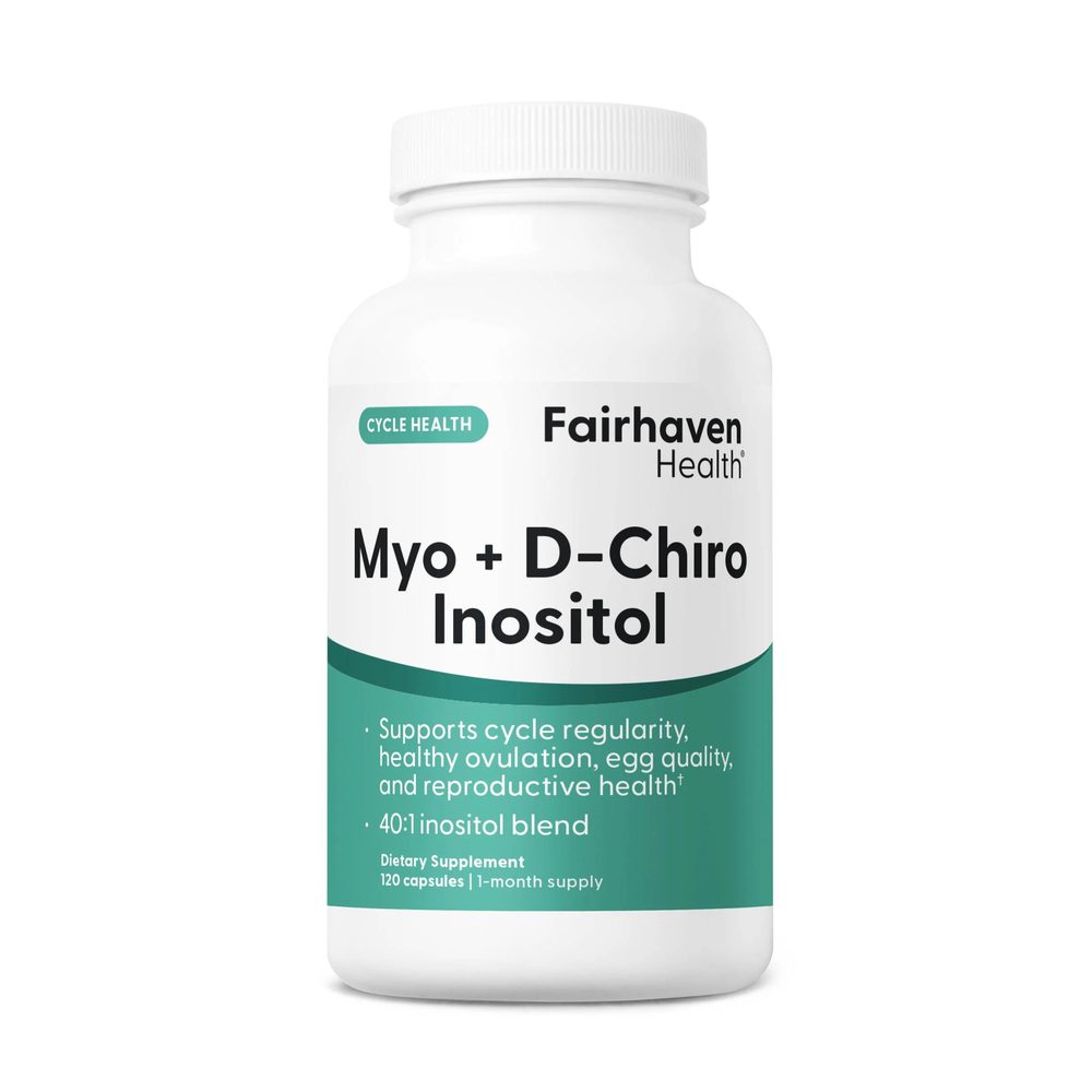 Myo + D-Chiro Inositol x120 Capsules - Fairhaven Health - Fairhaven Health