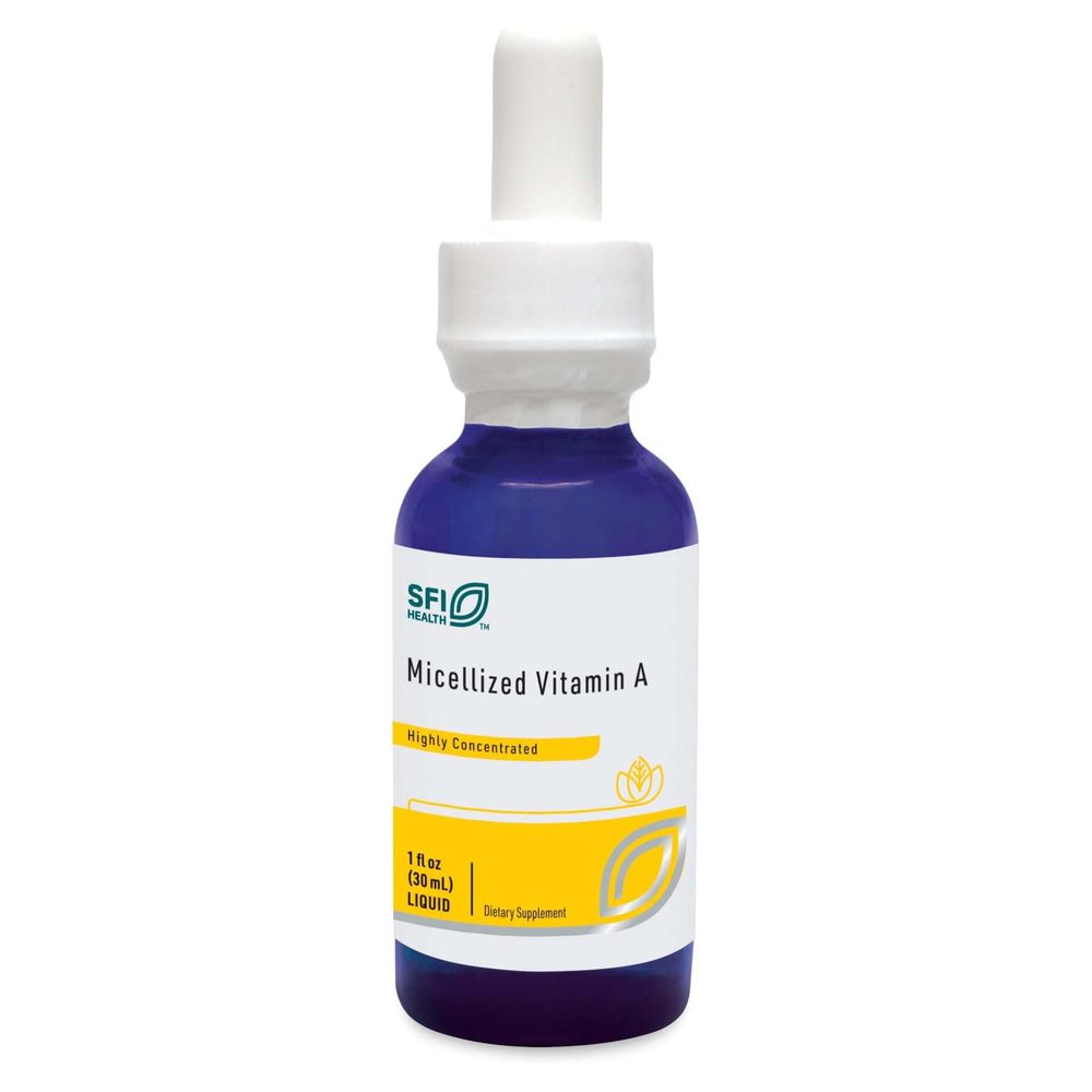 Micellized Vitamin A 5,000 IU x600 Servings, 1 fl oz (30 mL)- SFI Health - SFI Health