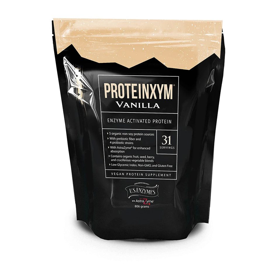 ProteinXym Vegan Protein Powder (Vanilla) 28.4 oz (806 g) - US Enzymes - US Enzymes
