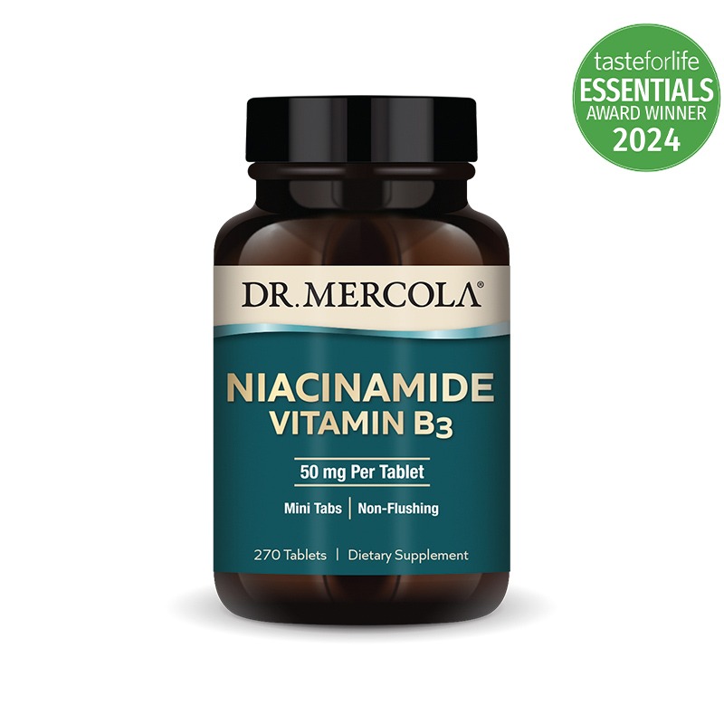 Niacinamide (Vitamin B3) 50mg x270 Mini Tablets - Dr. Mercola - Dr. Mercola