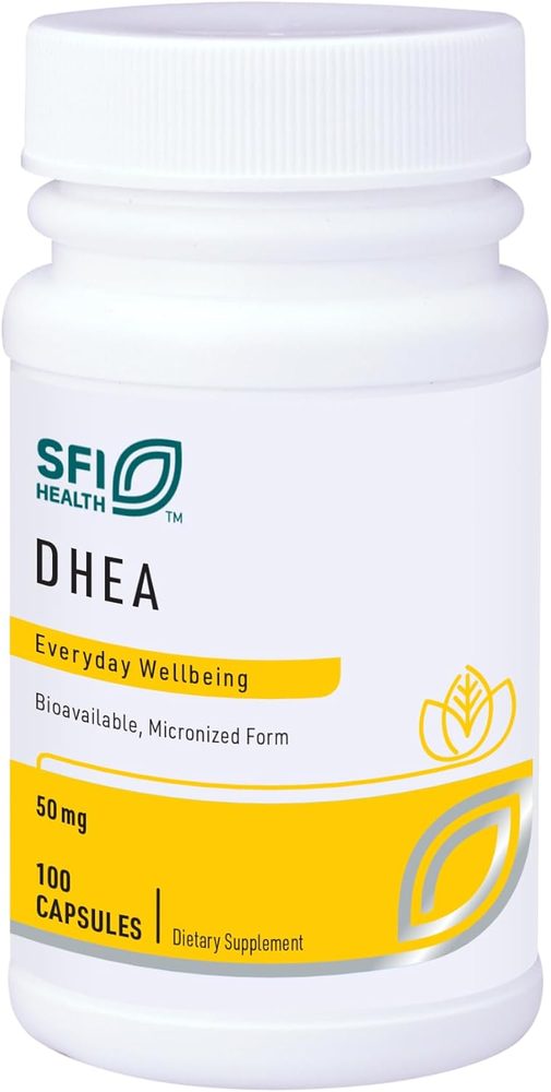 DHEA 50mg x100 Capsules - SFI Health - SFI Health