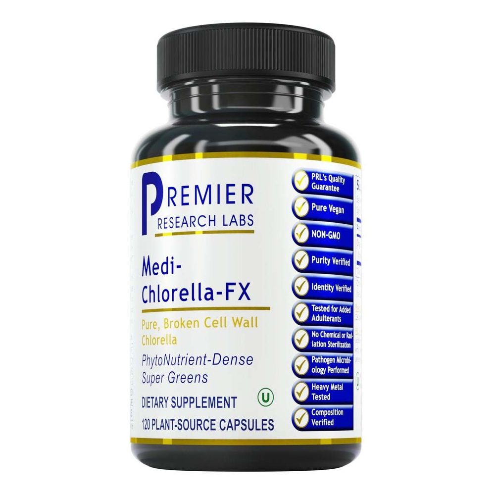 Medi Chlorella FX x120 Capsules - Premier Research Labs - Premier Research Labs