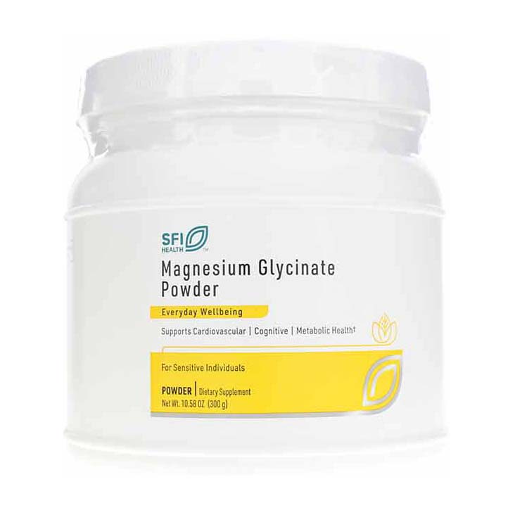 Magnesium Glycinate Powder 200mg x120 Servings, 10.58 oz (300 g) - SFI Health - SFI Health