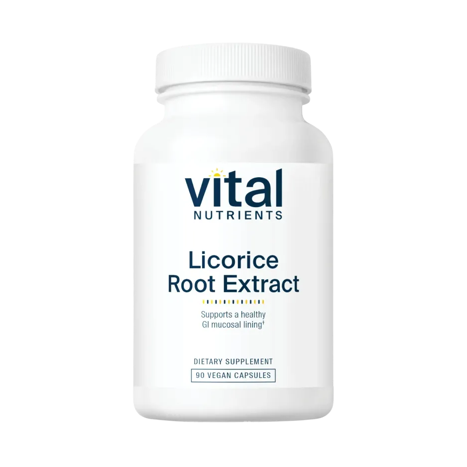 Licorice Root Extract 400mg x90 Capsules - Vital Nutrients - Vital Nutrients
