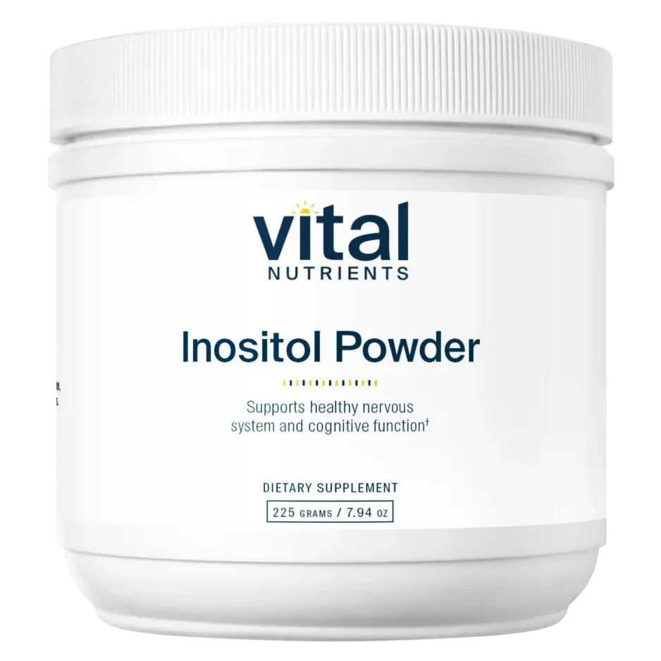 (Myo) Inositol Powder 3,800mg x56 Servings, 7.94 oz (225 g) - Vital Nutrients - Vital Nutrients