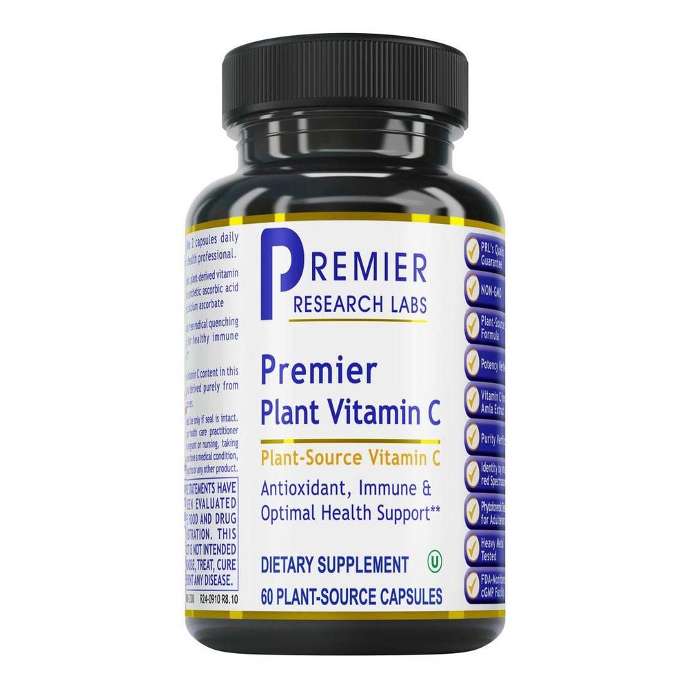 Premier Plant Vitamin C x60 Capsules - Premier Research Labs - Premier Research Labs