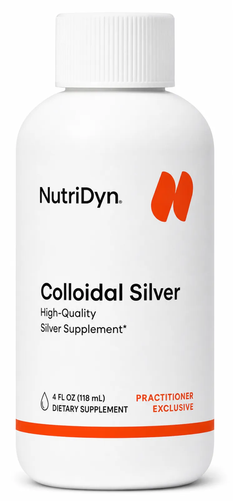 Colloidal Silver Liquid, 4 fl oz (118 mL) - NutriDyn - NutriDyn