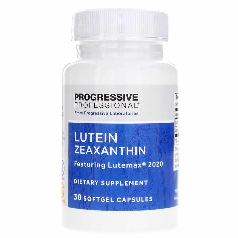 Lutein Zeaxanthin x30 Softgels - Progressive Laboratories - Progressive Laboratories