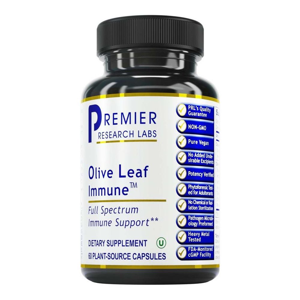 Olive Leaf Immune x60 Capsules - Premier Research Labs - Premier Research Labs