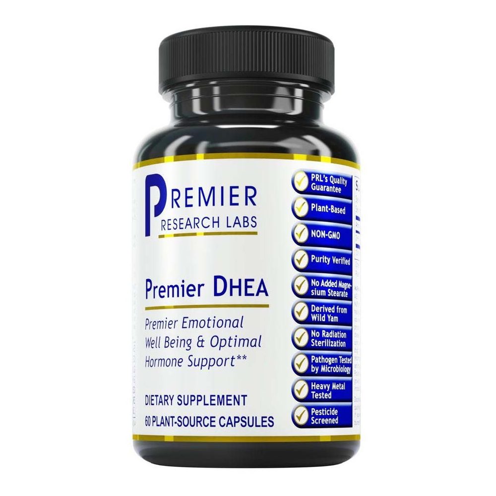DHEA 25mg x60 Capsules - Premier Research Labs - Premier Research Labs