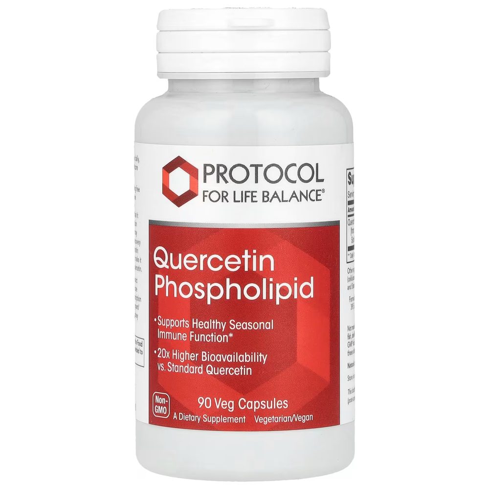 Quercetin Phospholipid 250mg x90 Capsules - Protocol For Life Balance - Protocol For Life Balance
