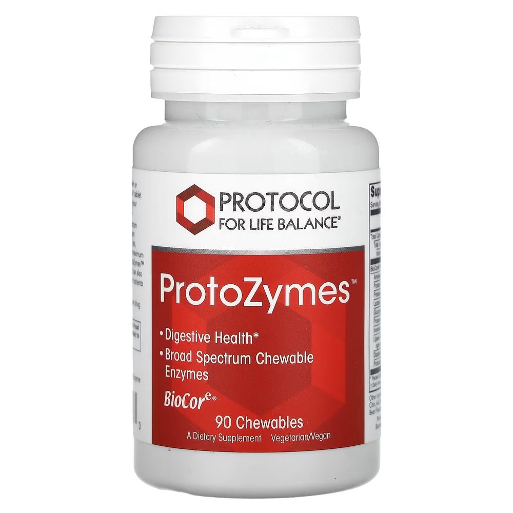ProtoZymes x90 Chewable Tablets - Protocol For Life Balance - Protocol For Life Balance