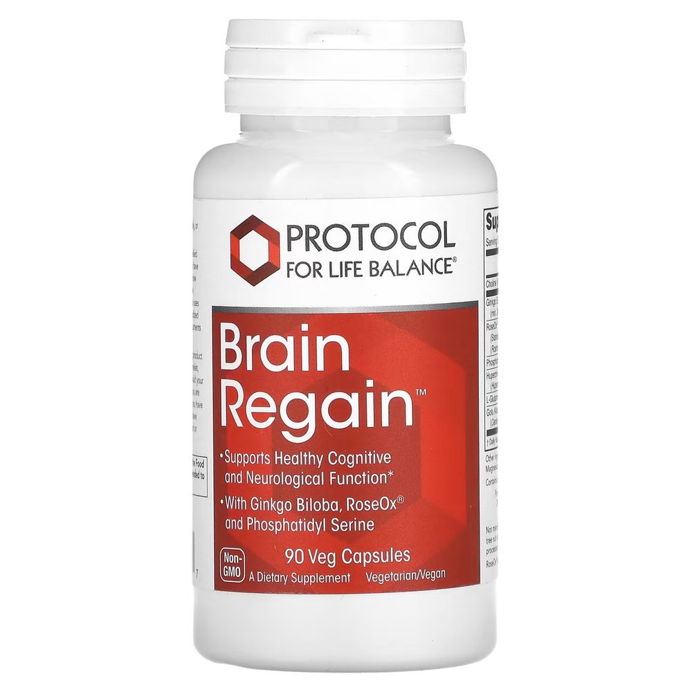 Brain Regain x90 Capsules - Protocol For Life Balance - Protocol For Life Balance