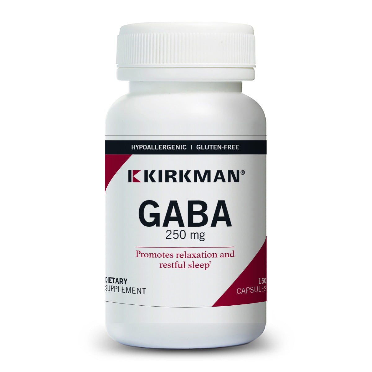 GABA 250mg x150 Capsules - Kirkman - Kirkman