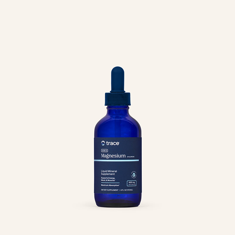 Liquid Ionic Magnesium 400mg x15 Servings, 4 fl oz (118 mL) - Trace Minerals - Trace Minerals