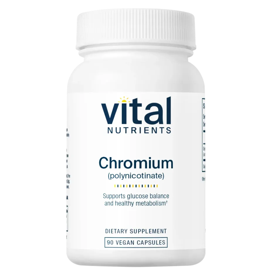 Chromium (Polynicotinate) 200mcg x90 Capsules - Vital Nutrients - Vital Nutrients