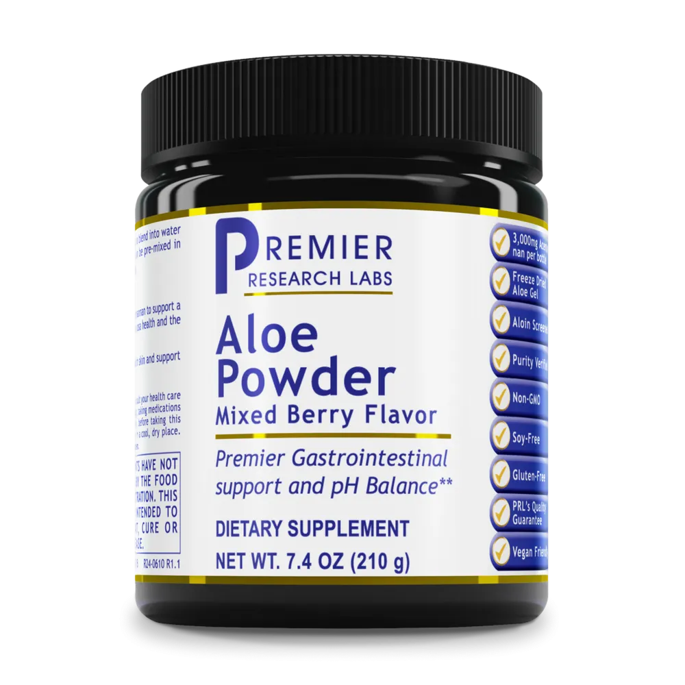 Aloe Powder x30 Scoops, 7.4 oz (210 g) - Premier Research Labs - Premier Research Labs