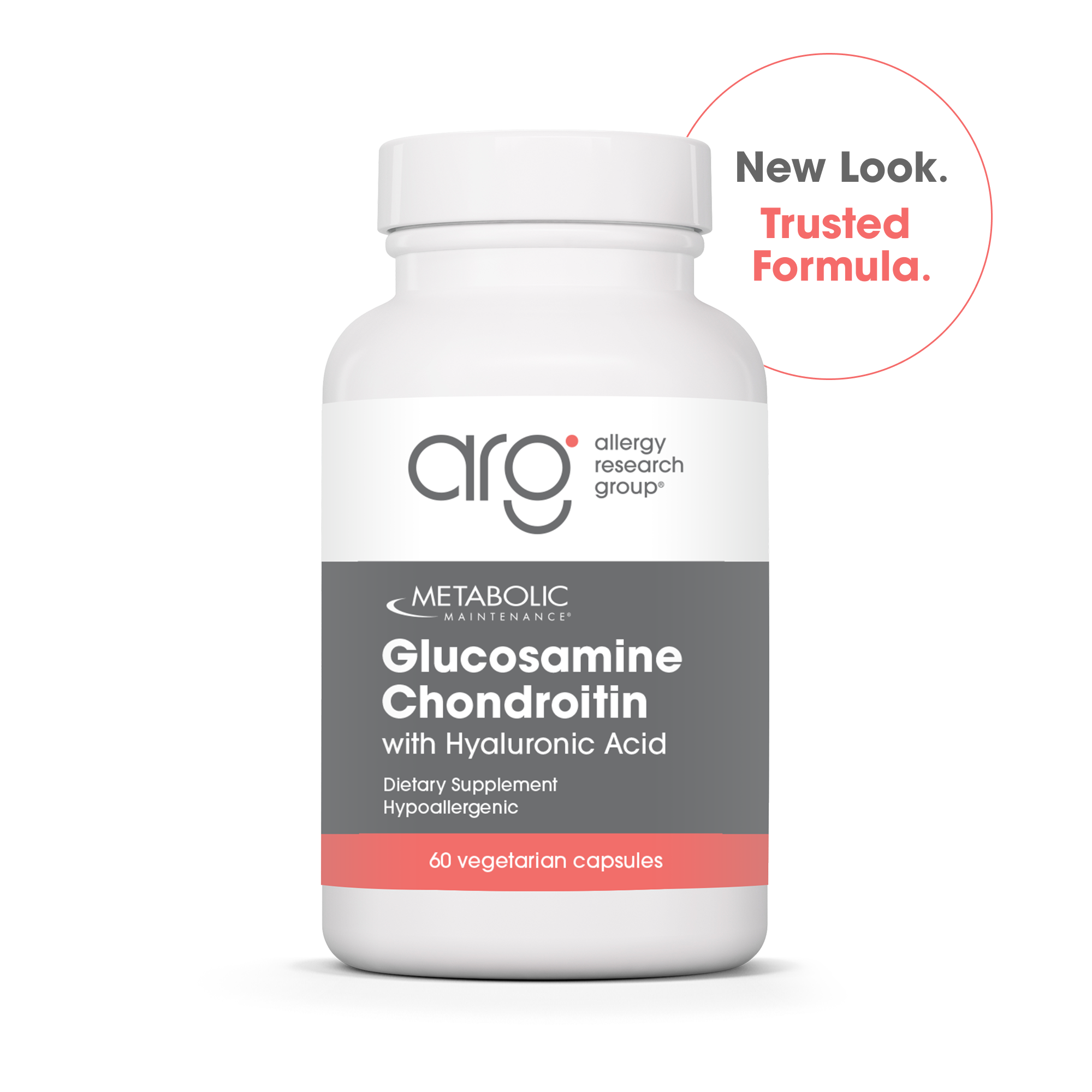 Glucosamine Chondroitin with Hyaluronic Acid x60 Capsules - Metabolic Maintenance - Metabolic Maintenance