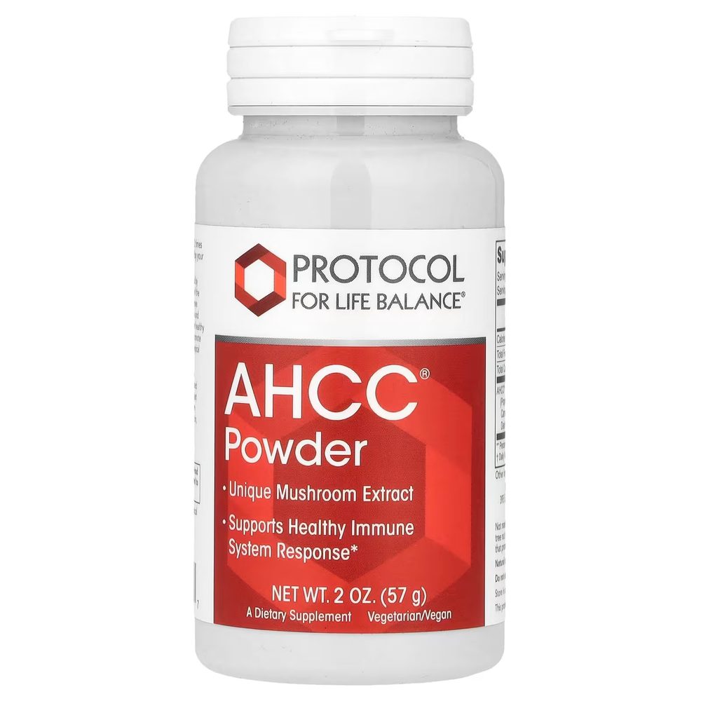 AHCC Powder x24 Servings, 2 oz (57 g) - Protocol for Life Balance - Protocol For Life Balance