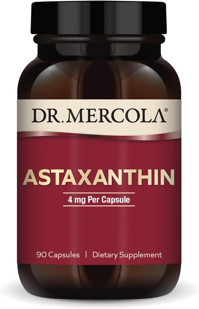 Astaxanthin 4mg x90 Capsules - Dr. Mercola - Dr. Mercola
