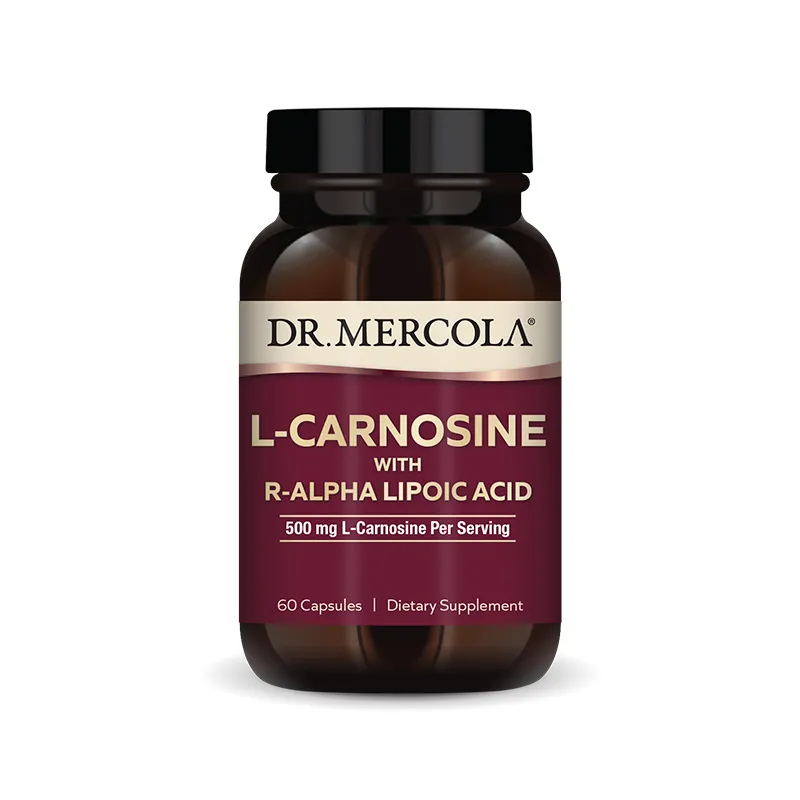 L-Carnosine with R-Alpha Lipoic Acid x60 Capsules - Dr. Mercola - Dr. Mercola