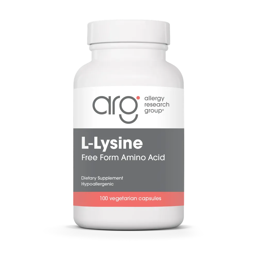 L-Lysine 1000mg x100 Capsules - Allergy Research Group - Allergy Research Group