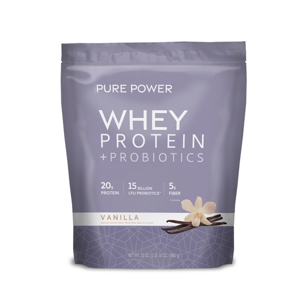 Pure Power Whey Protein + Probiotics (Vanilla) x22 Servings, 31 oz (879 g) - Dr. Mercola - Dr. Mercola