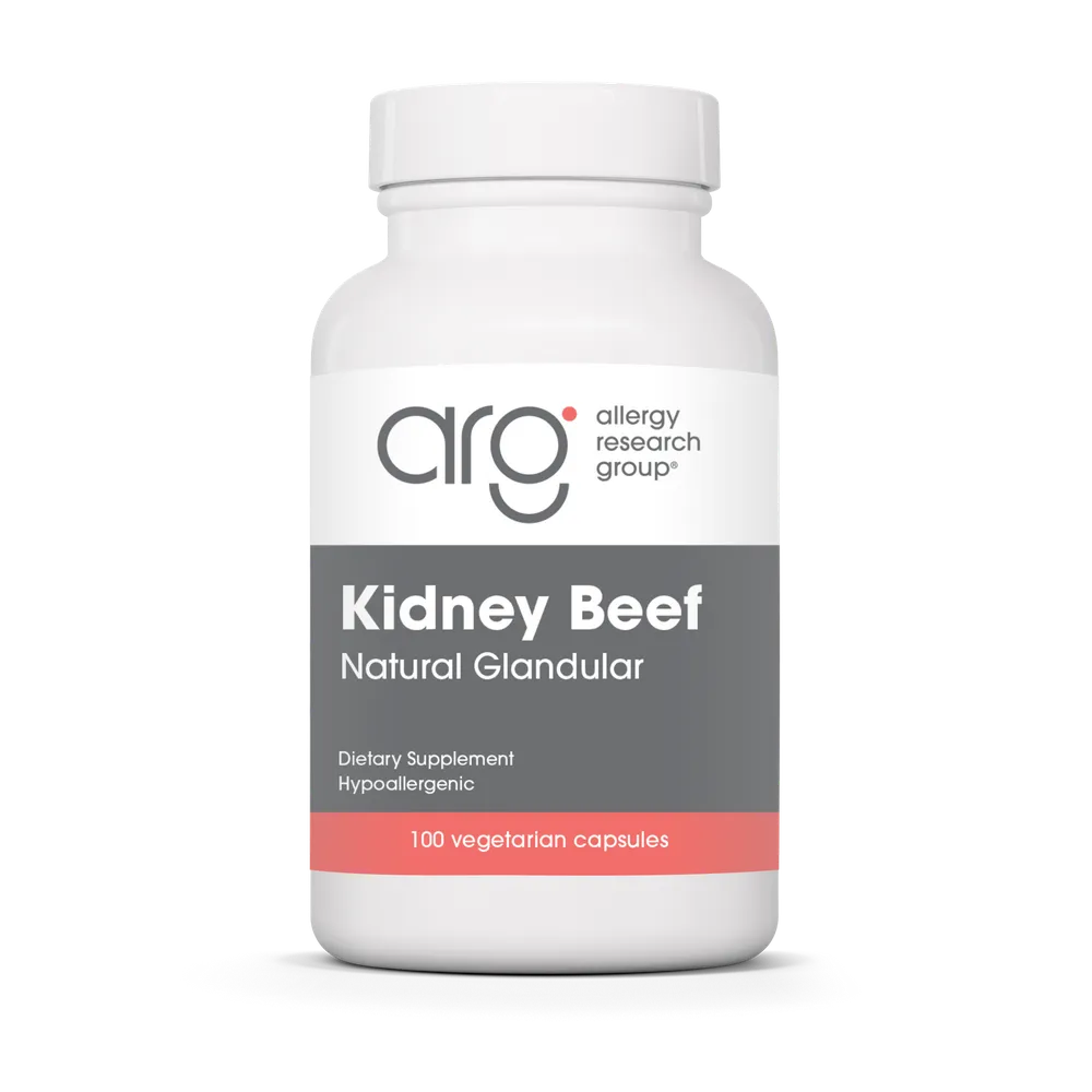 Kidney Beef 500mg x100 Capsules - Allergy Research Group - Allergy Research Group