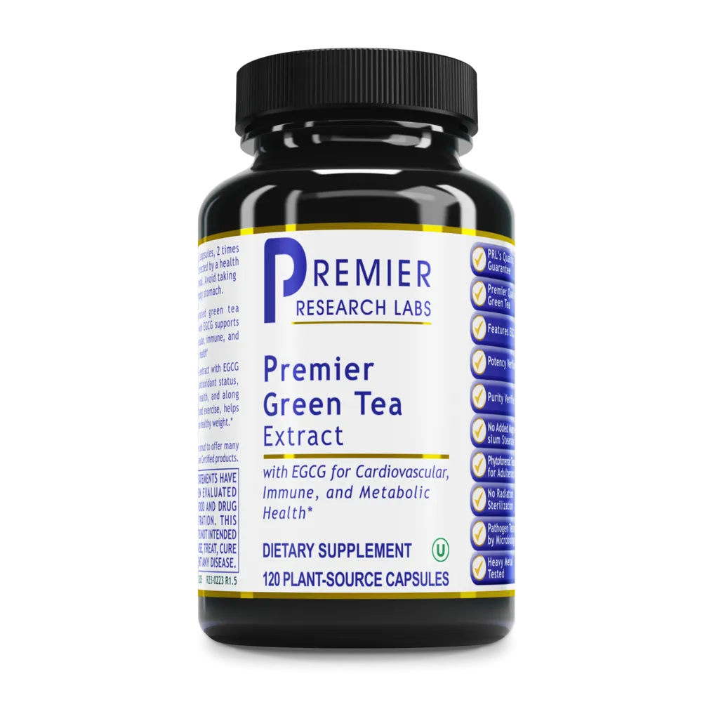 Premier Green Tea Extract (EGCg) x120 Capsules - Premier Research Labs - Premier Research Labs