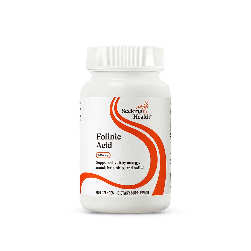 Folinic Acid 1360mcg x60 Lozenges - Seeking Health - Seeking Health