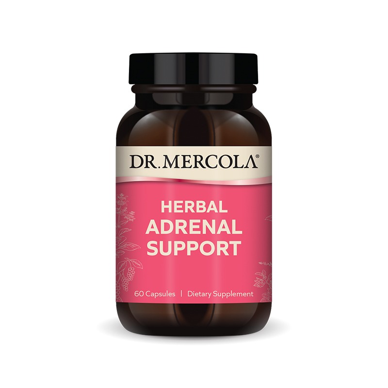 Herbal Adrenal Support x60 Capsules - Dr. Mercola - Dr. Mercola