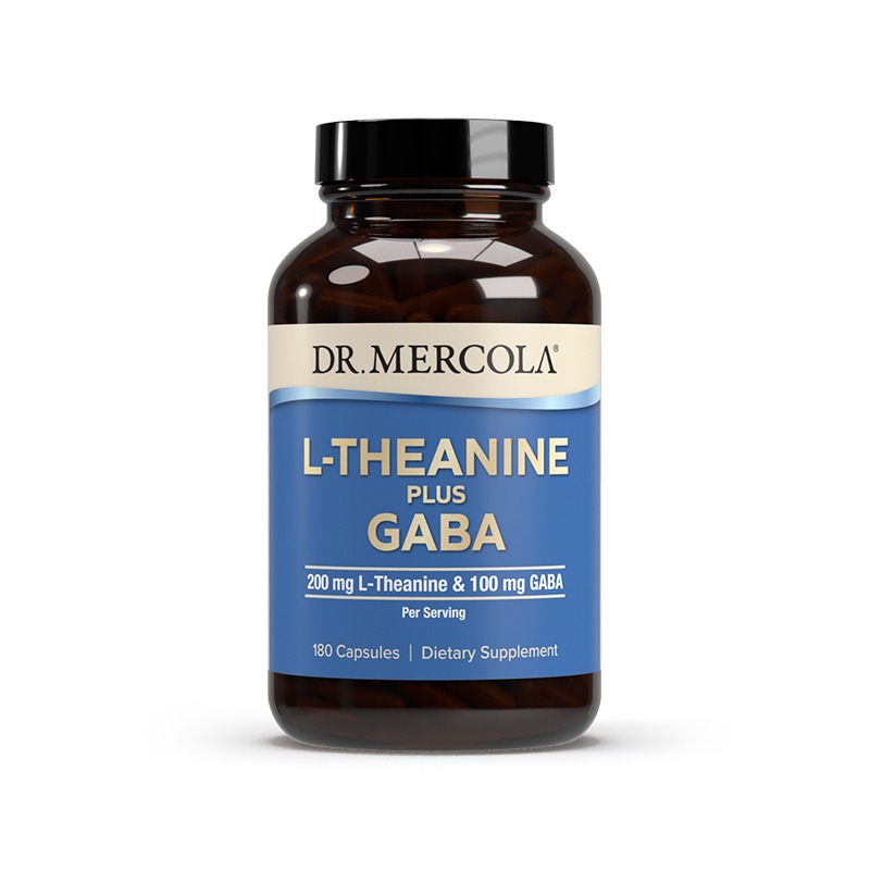 L-Theanine Plus GABA x60 Capsules - Dr. Mercola - Dr. Mercola