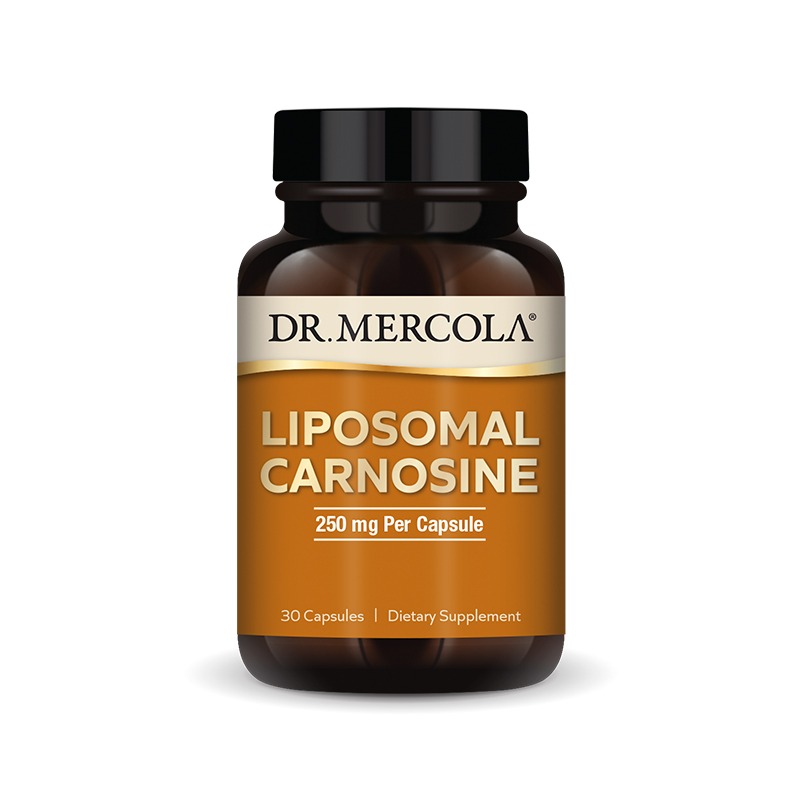 Liposomal Carnosine 250mg x30 Capsules - Dr. Mercola - Dr. Mercola