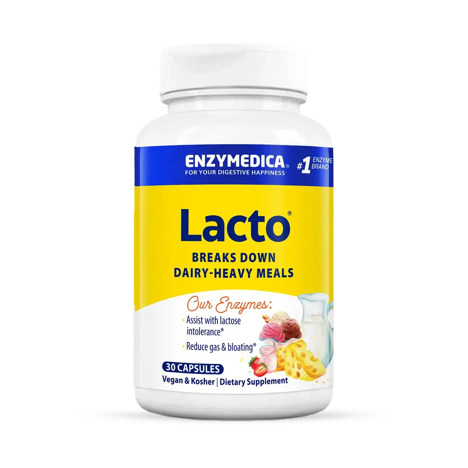 Lacto x90 Caps - Enzymedica - Enzymedica
