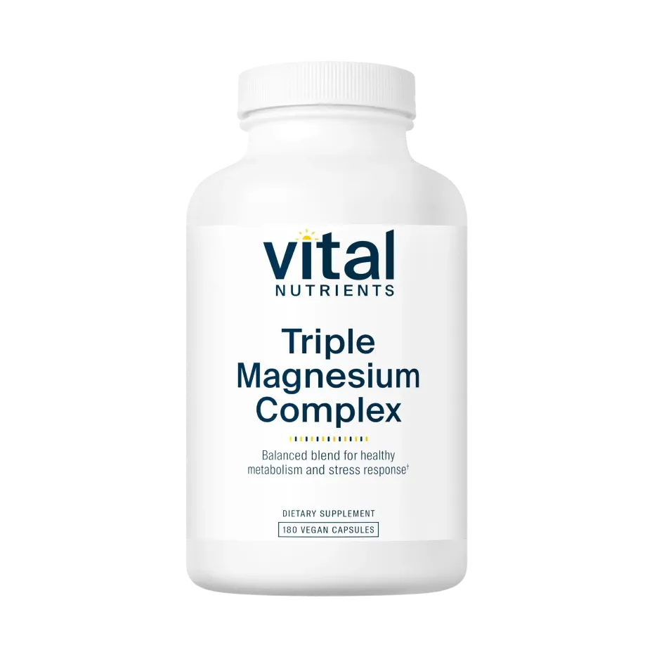 Triple Magnesium Complex 500mg x180 Capsules - Vital Nutrients - Vital Nutrients